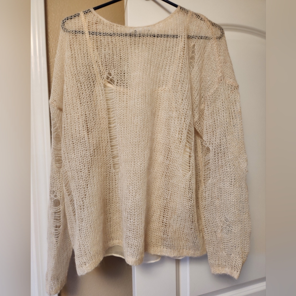 Zara off the shoulder sweater